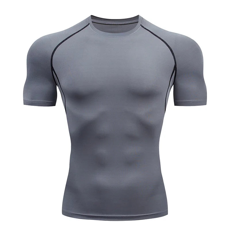 T-Shirt de Compressão Masculina | Fitness, Treino e Corrida