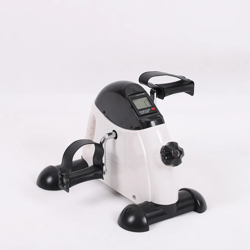 Mini Pedaleira Fitness para Pernas com Monitor Digital – Treino Cardio Compacto para Casa