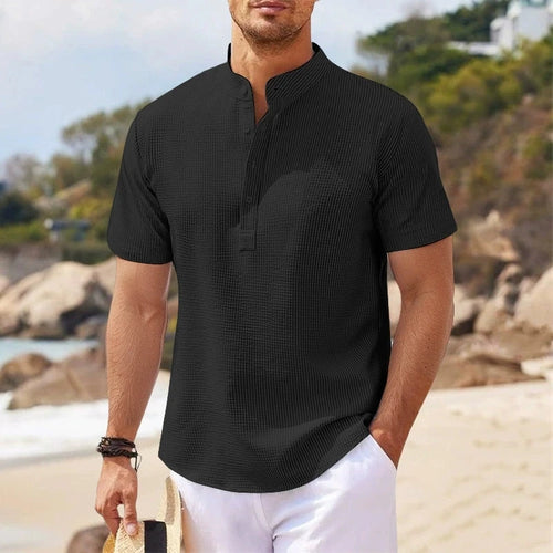 Camisa Masculina Xadrez – Estilo Streetwear Premium de Verão
