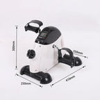 Mini Pedaleira Fitness para Pernas com Monitor Digital – Treino Cardio Compacto para Casa