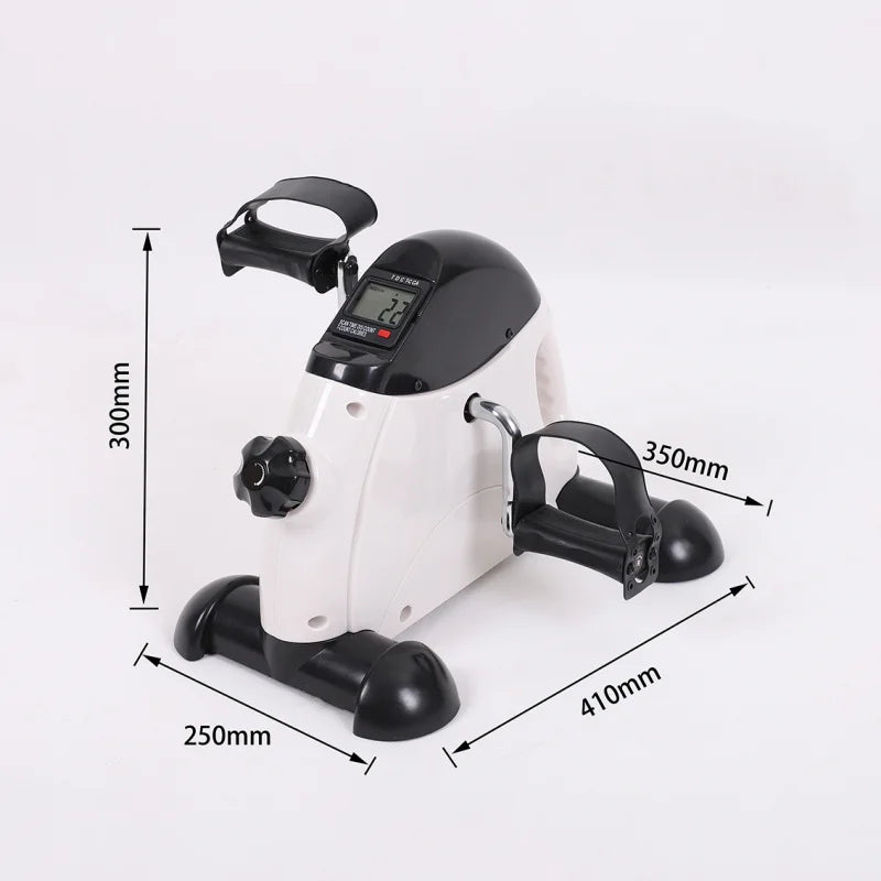 Mini Pedaleira Fitness para Pernas com Monitor Digital – Treino Cardio Compacto para Casa