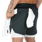 Calções Desportivos 2 em 1 para Homem – Conforto e Performance no Treino