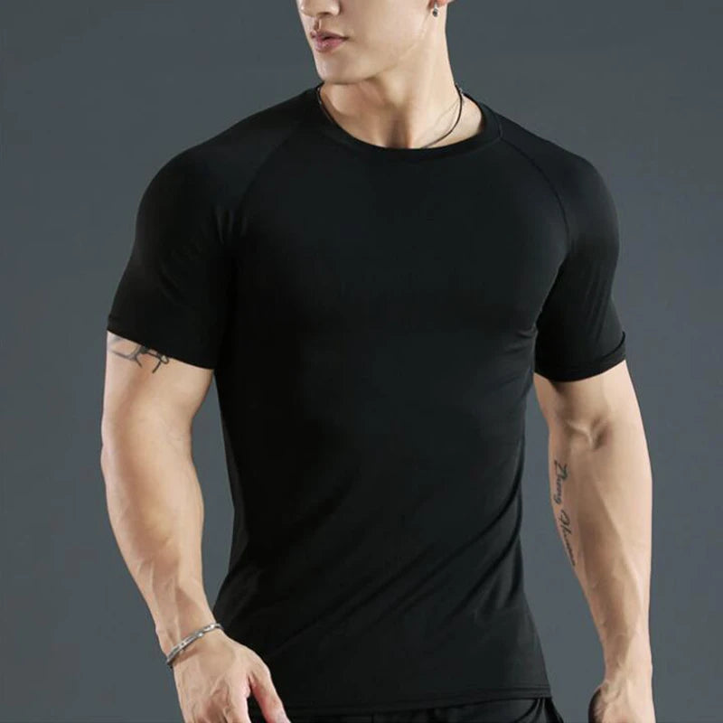 T-Shirt de Compressão Masculina | Fitness, Treino e Corrida