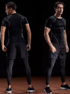T-Shirt de Compressão Masculina — Performance, Definição e Conforto Total