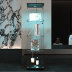 Vitrine de Vidro Moderna com Iluminação LED