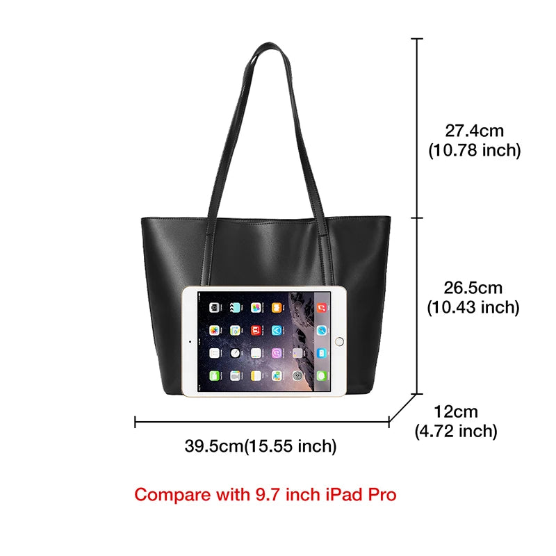 Mala Tote em Couro Natural – Elegância Minimalista para o Dia a Dia