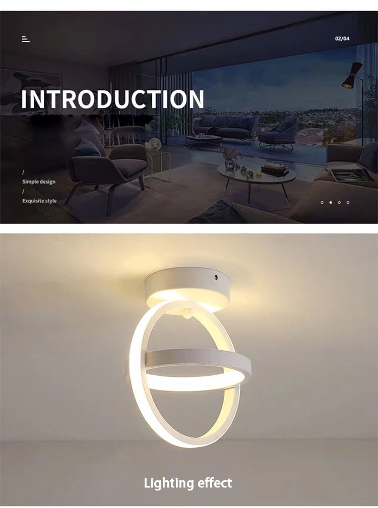 Candeeiro de Teto LED Moderno