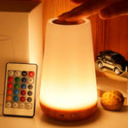 Candeeiro Noturno LED RGB 13 Cores com Comando e Touch