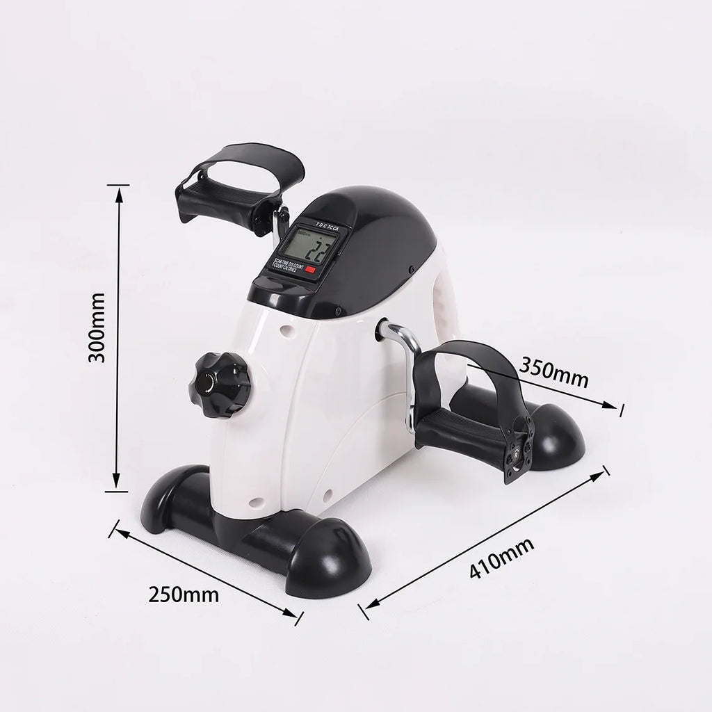 Mini Pedaleira Fitness para Pernas com Monitor Digital – Treino Cardio Compacto para Casa