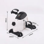Mini Pedaleira Fitness para Pernas com Monitor Digital – Treino Cardio Compacto para Casa