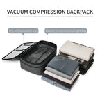 Mochila Masculina de Viagem com Compressão a Vácuo – Portátil 17’’ e Grande Capacidade
