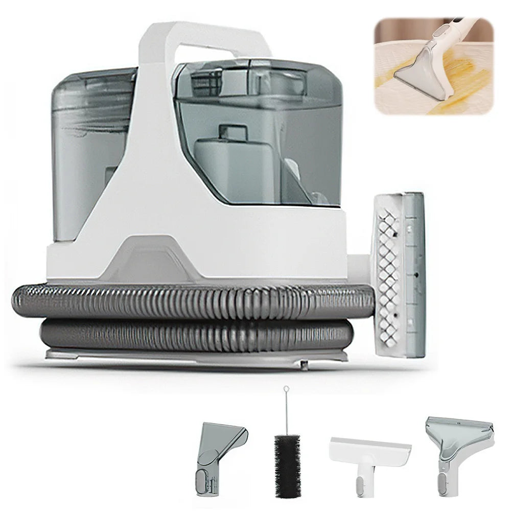 Máquina Portátil de Limpeza Profunda para Estofos e Tapetes – Potência e Resultados Profissionais em Casa