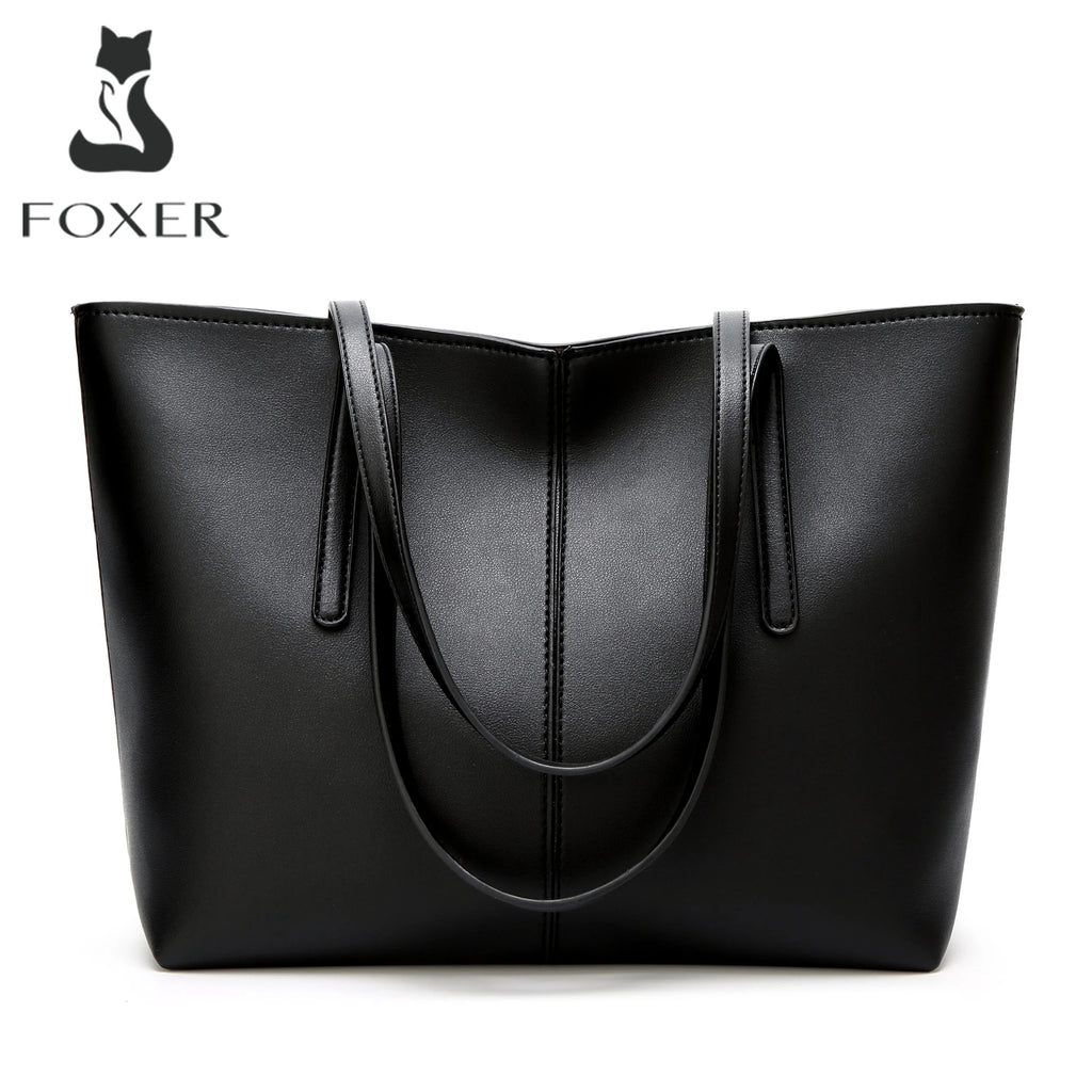 Mala Tote em Couro Natural – Elegância Minimalista para o Dia a Dia
