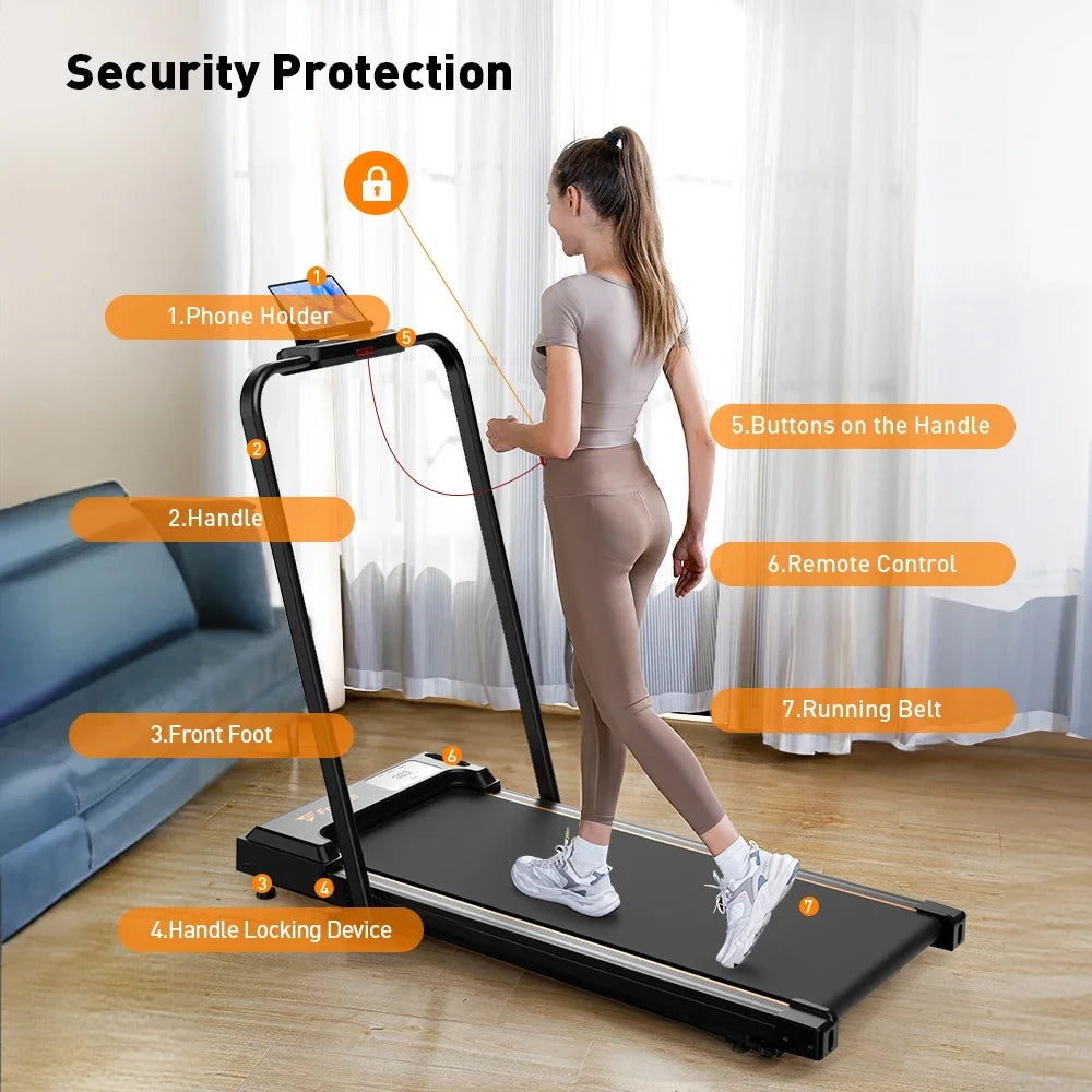 Passadeira Elétrica Compacta FT51 — Treina em Casa com Conforto e Performance
