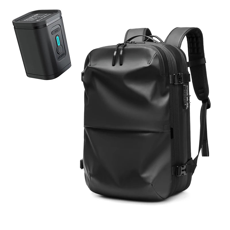 Mochila Masculina de Viagem com Compressão a Vácuo – Portátil 17’’ e Grande Capacidade