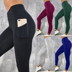 Leggings Fitness de Cintura Alta para Mulher com Bolsos