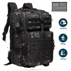 Mochila Tática 25L/50L – Nylon Impermeável para Caminhadas, Viagens e Aventura