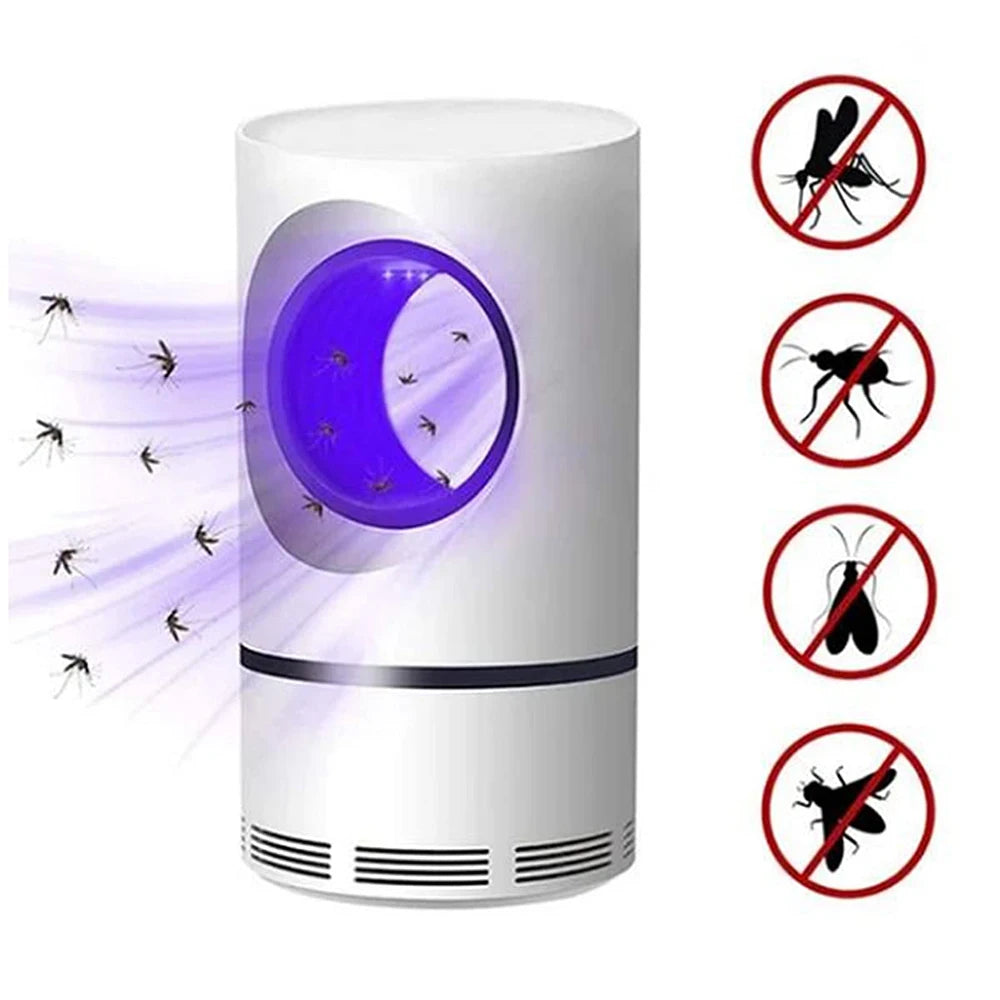 Lâmpada Anti-Mosquitos LED USB — Proteção Silenciosa e Eficaz 24h